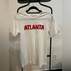 Unisex white Atlanta T-shirt